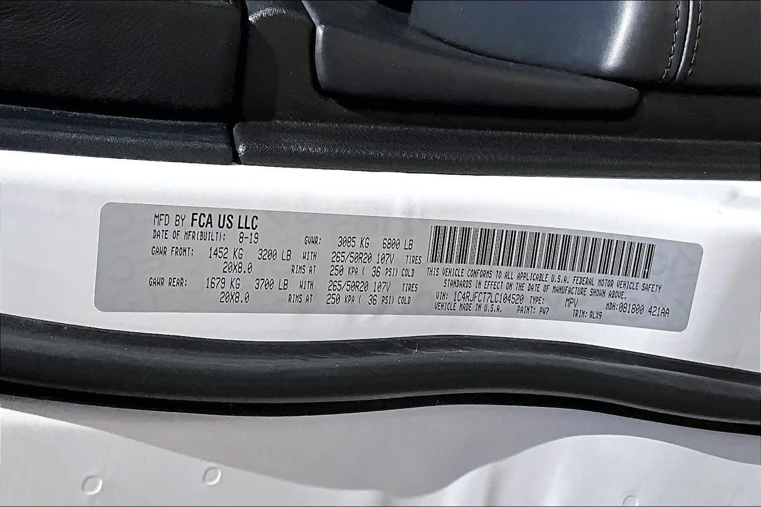 Used 2020 Bright White Clearcoat Jeep High Altitude image 29