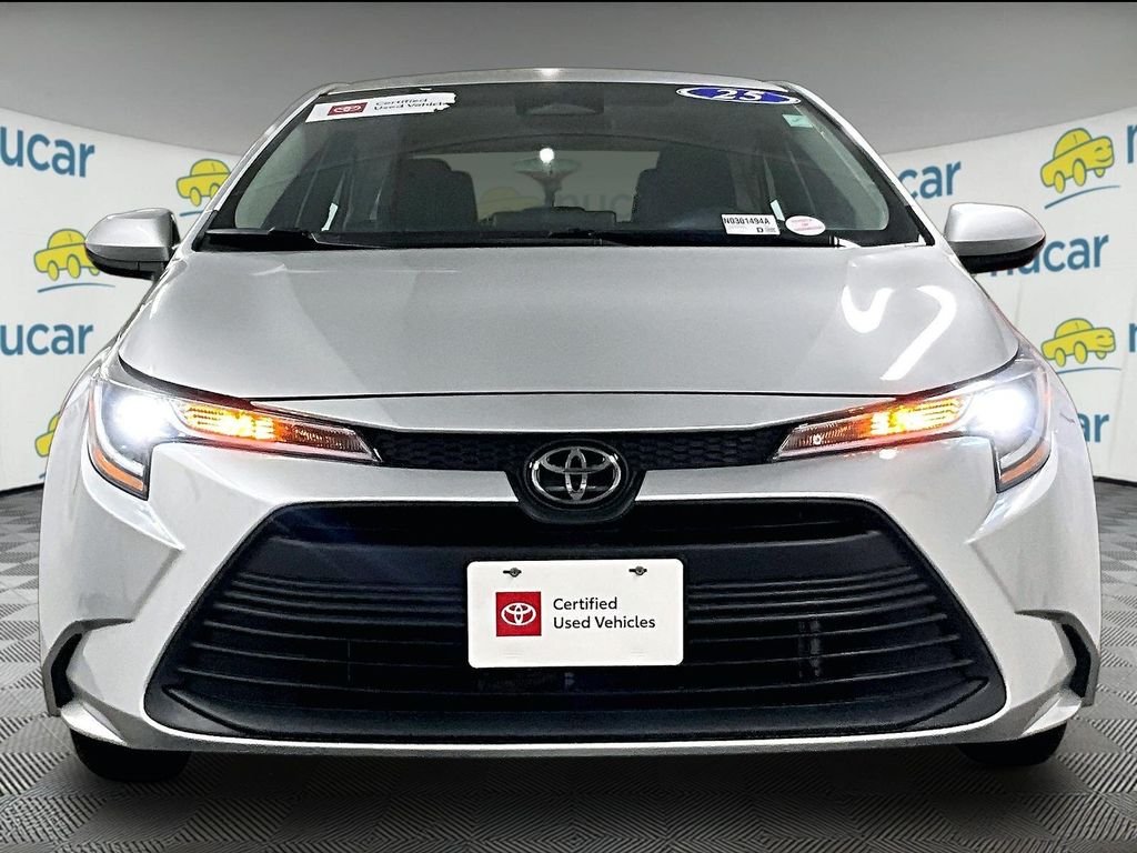 Certified Used 2025 Silver Toyota LE image 2