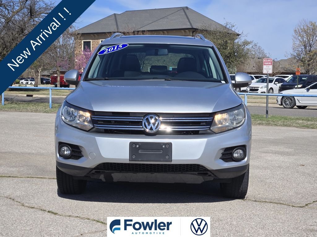 Used 2015 Volkswagen Tiguan SE with VIN WVGBV7AX4FW507449 for sale in Norman, OK