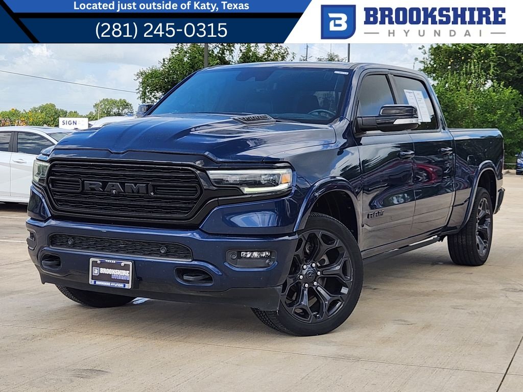 Used 2021 Patriot Blue Pearlcoat Ram Limited image 1