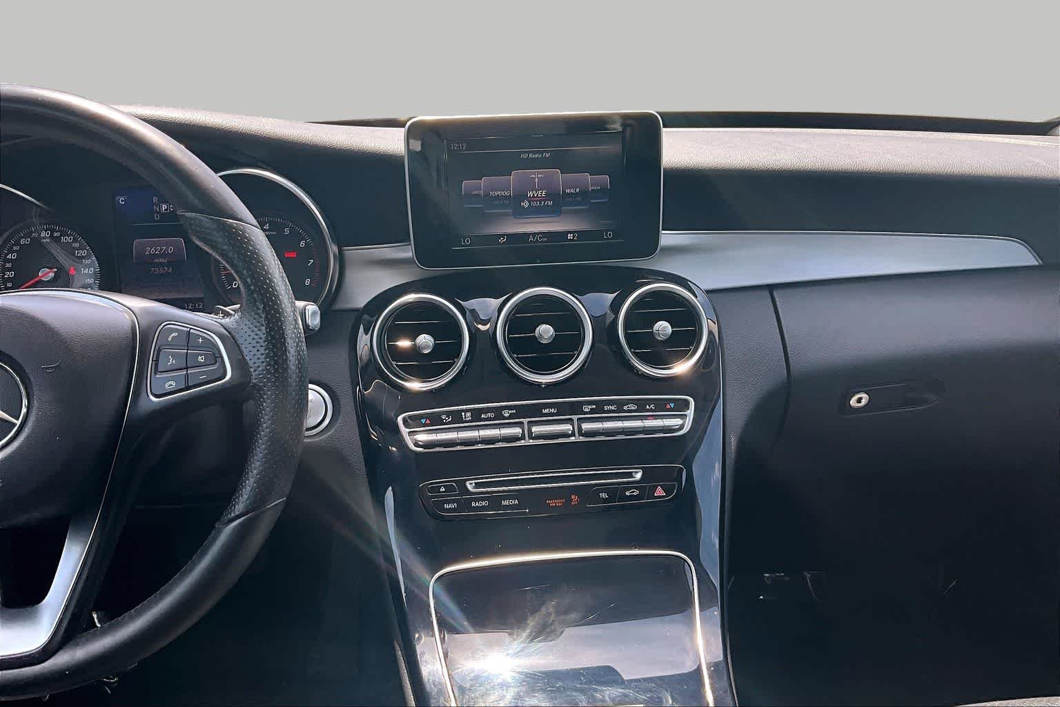 Used 2015 Obsidian Black Metallic Mercedes-Benz C 300 image 7