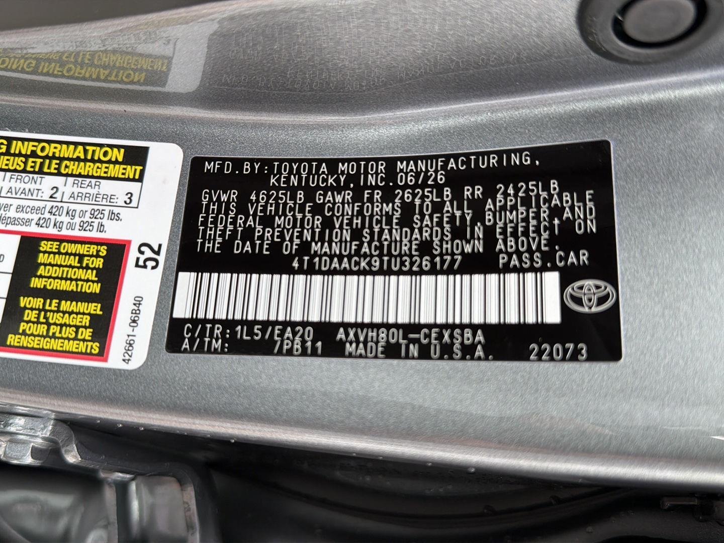 New 2026 Heavy Metal Toyota SE image 34