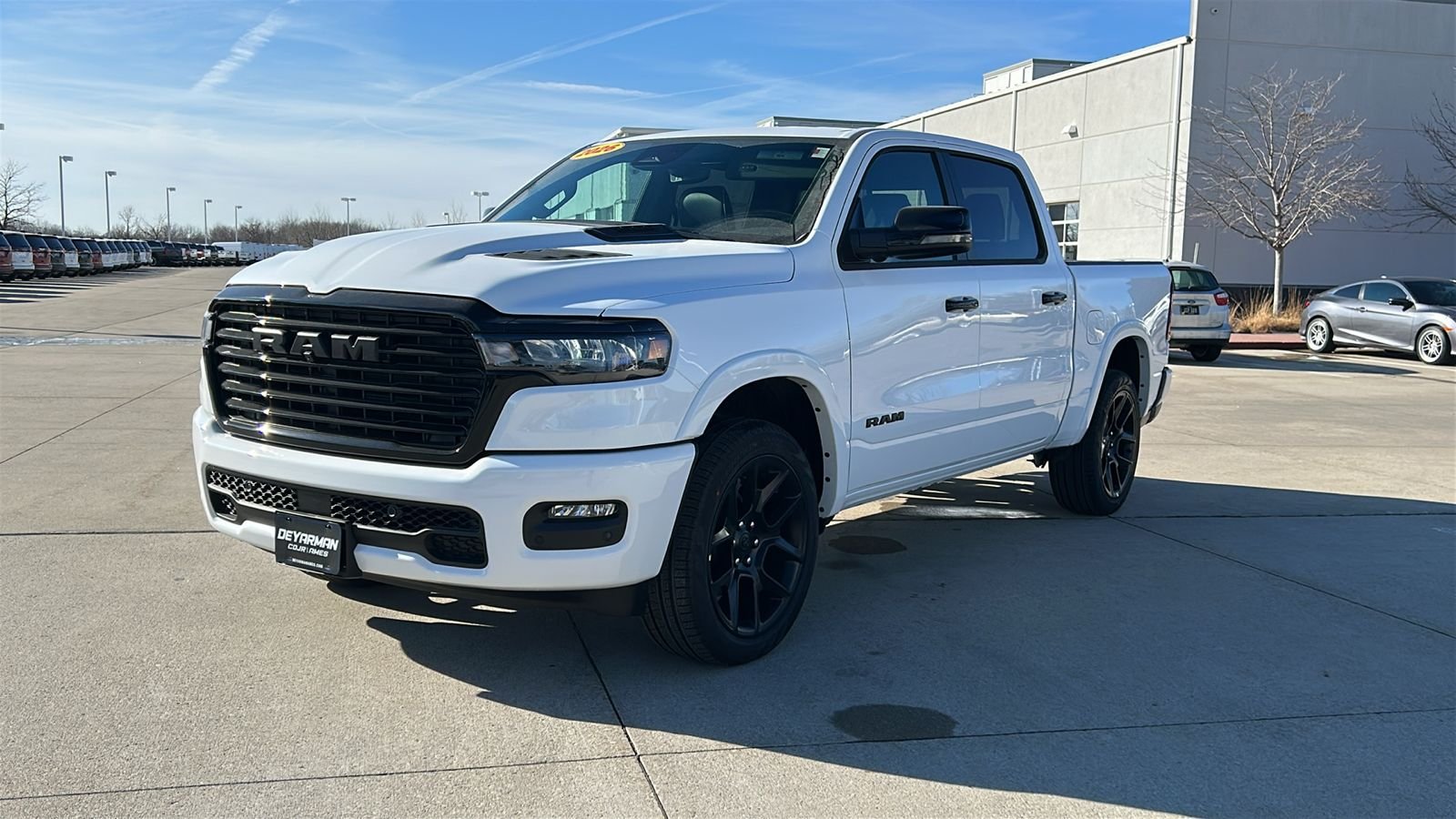 New 2026 Bright White Clear-Coat Exterior Paint RAM Laramie image 7