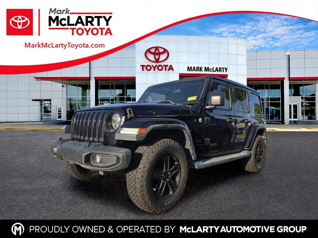 Used 2019 Black Jeep Unlimited Sahara Altitude image 1