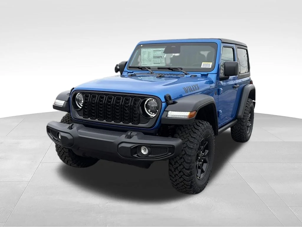 New 2026 Hydro Blue Pearl-Coat Exterior Paint Jeep Willys image 7