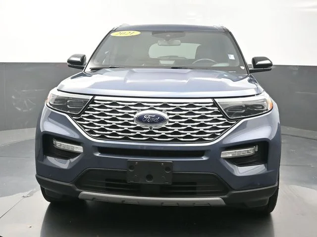 Used 2021 Blue Ford Platinum image 2