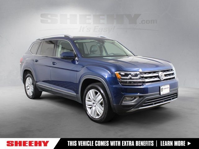 Used 2019 Blue Volkswagen SEL Premium image 1