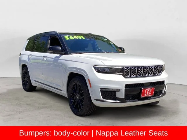 Used 2023 Bright White Clearcoat Jeep Summit image 7