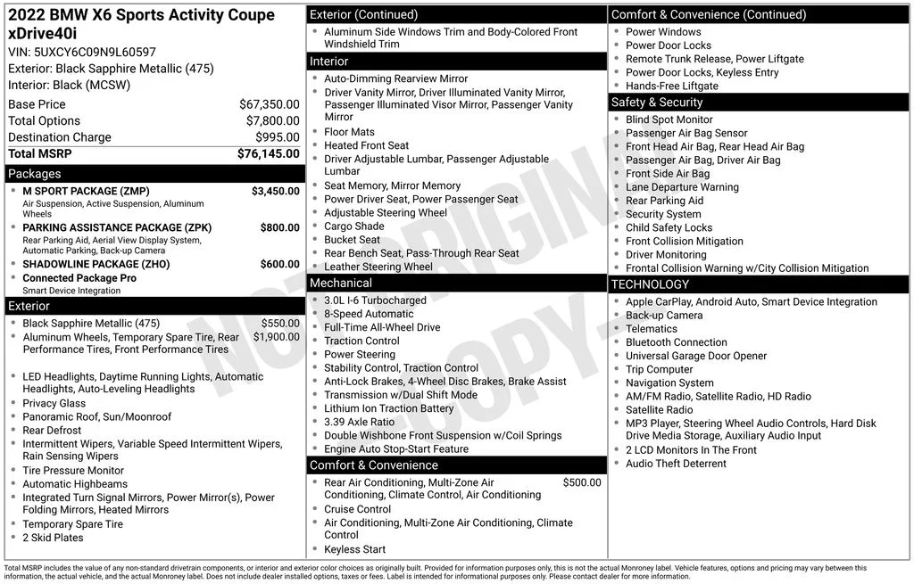 Certified Used 2022 Black BMW xDrive40i image 4