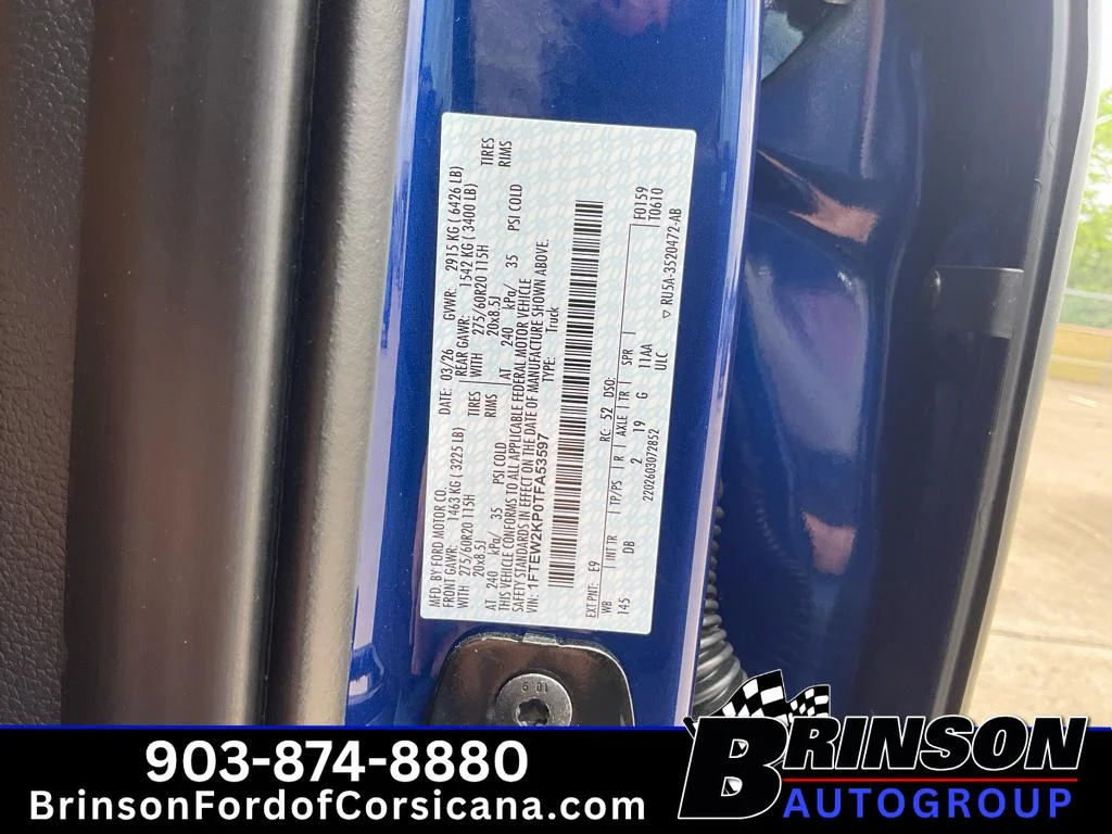 New 2026 Argon Blue Metallic Ford STX image 16