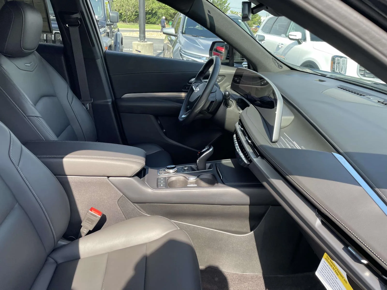 Used 2025 Stellar Black Metallic Cadillac Premium Luxury image 8