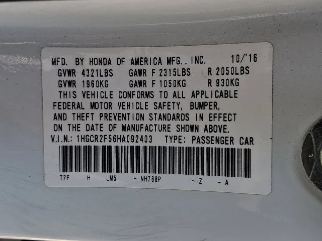 Used 2017 White Honda Sport image 27