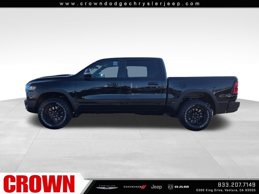 New 2026 Diamond Black Crystal Pearl-Coat Exterior Paint RAM Rebel image 8