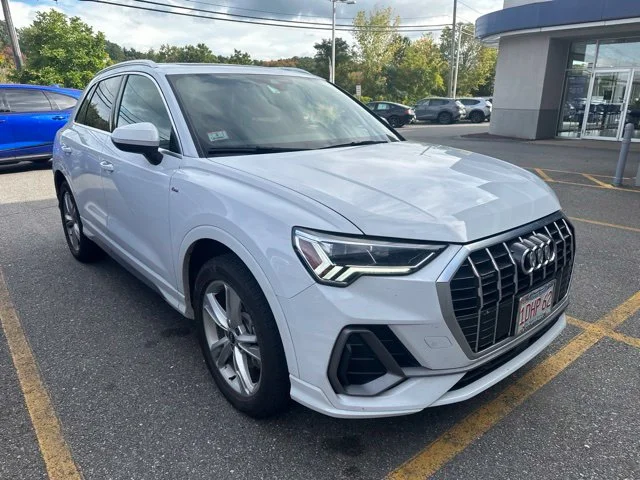 Used 2024 Glacier White Metallic Audi Premium Plus image 1