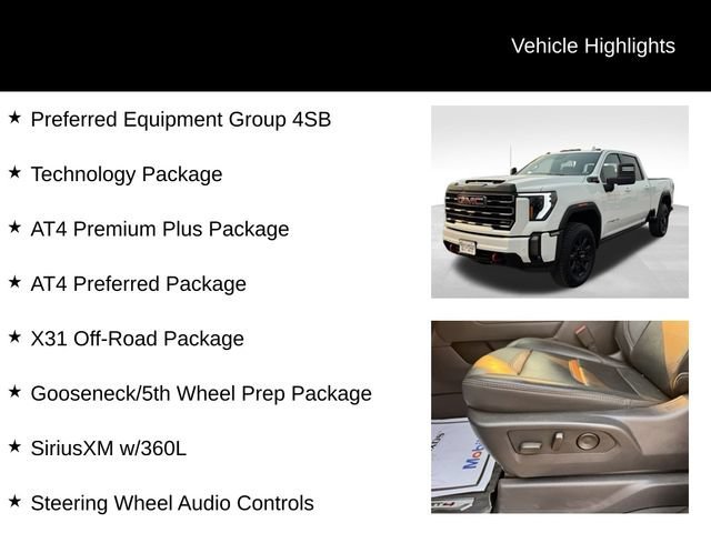 Used 2024 Summit White GMC AT4 image 8