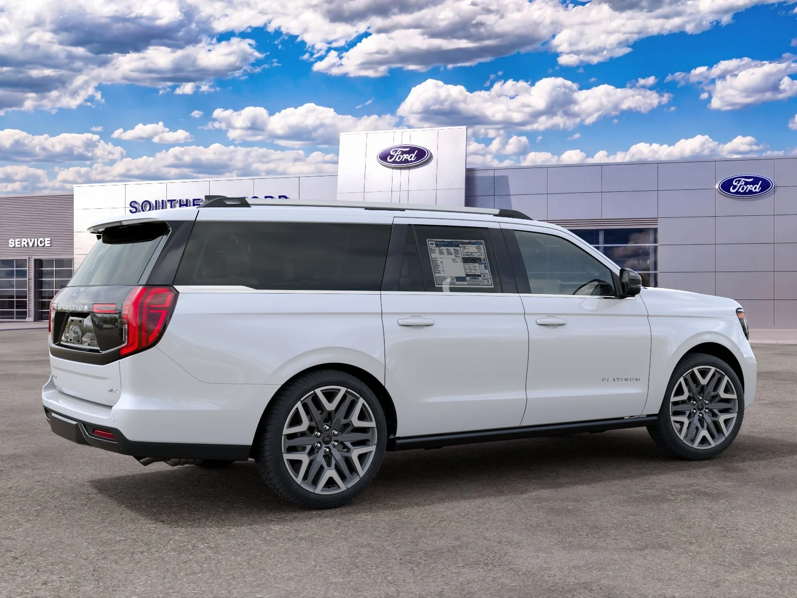 New 2027 Star White Metallic Tri-Coat Ford Platinum image 30
