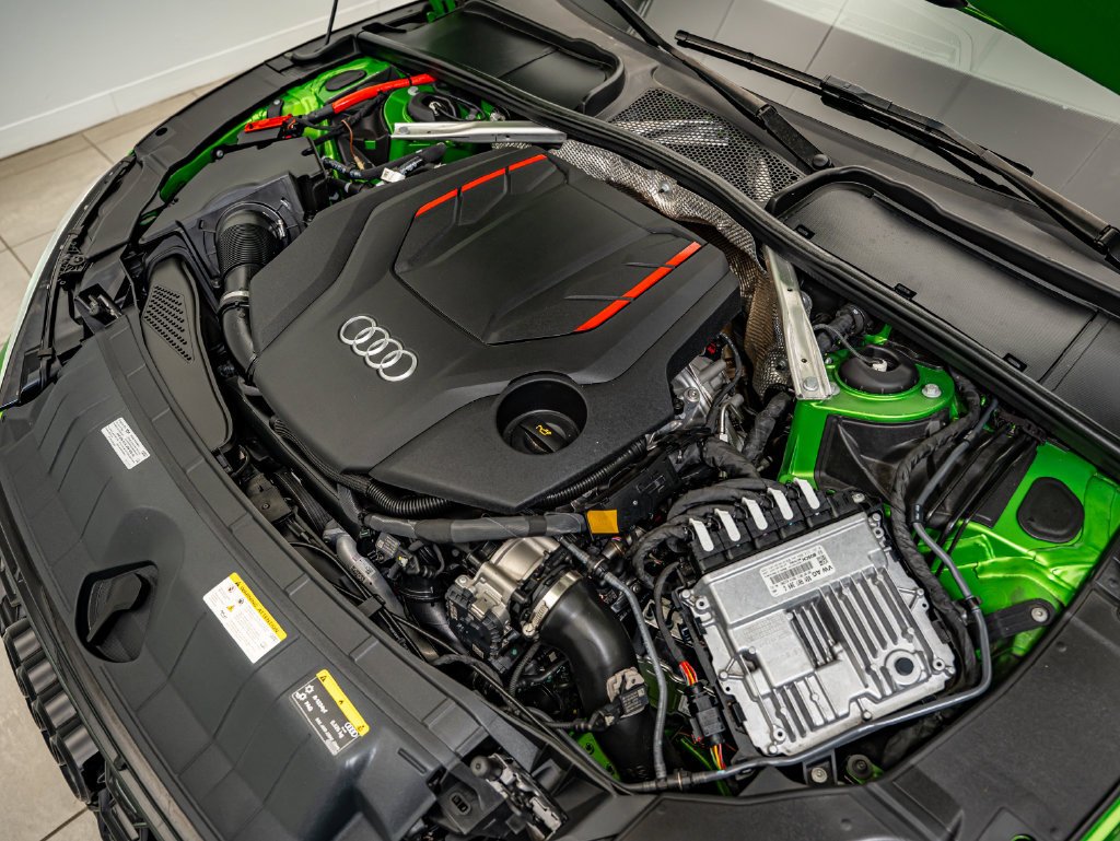 Used 2023 Java Green Metallic Audi Premium Plus image 45