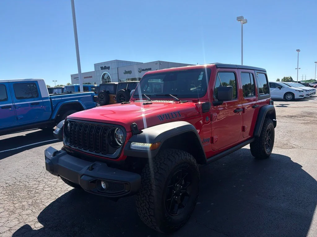 Certified Used 2025 Red Jeep Willys 4xe image 2