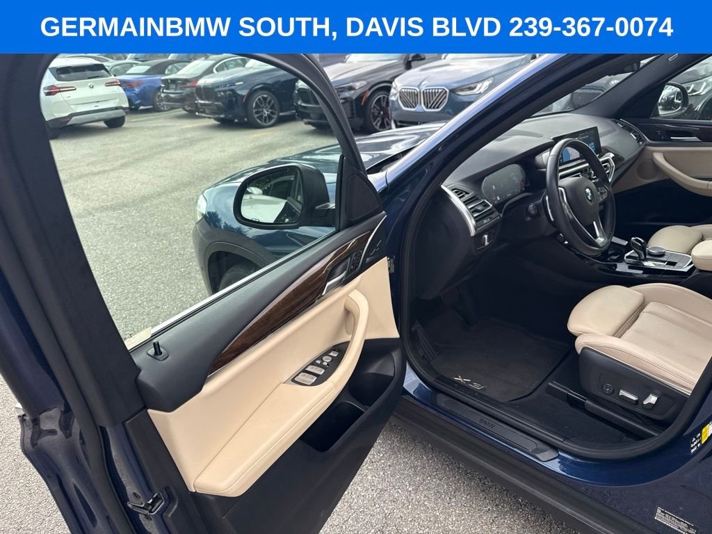 Certified Used 2023 Blue Metallic BMW xDrive30i image 10