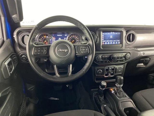 Used 2022 Blue Jeep Unlimited Sport Altitude image 20