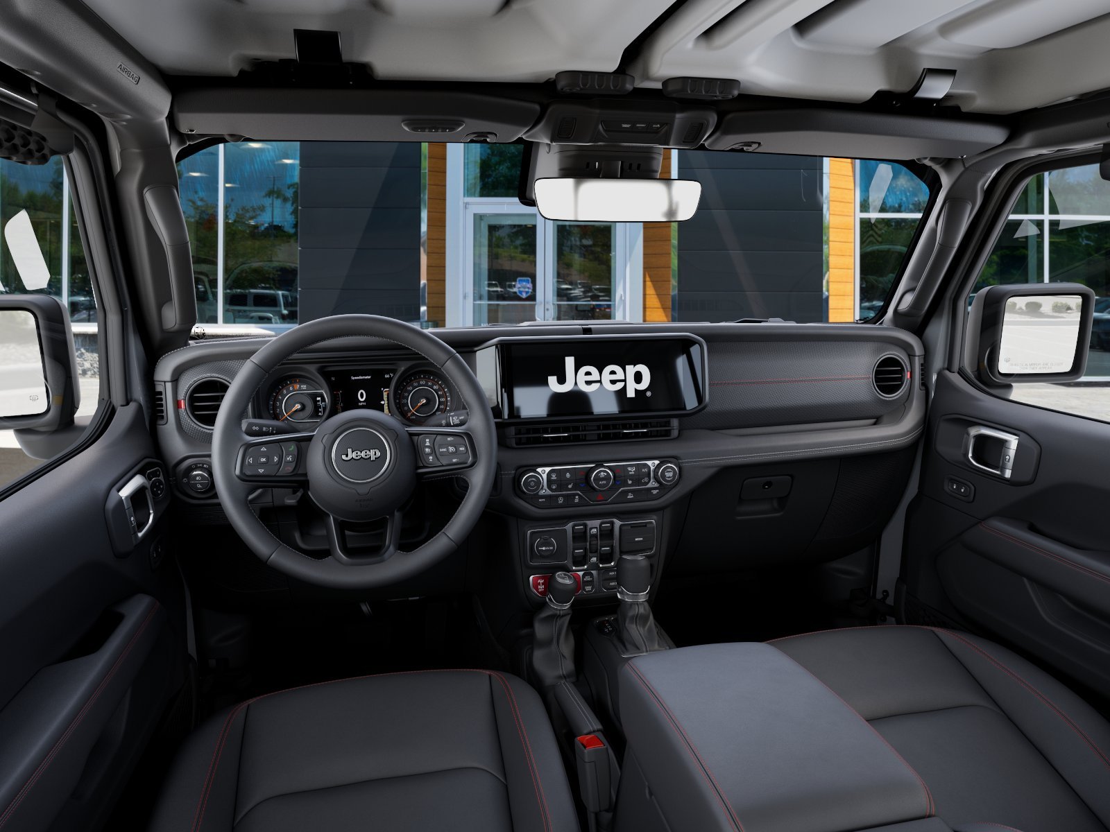 New 2026 Bright White Clear-Coat Exterior Paint Jeep Rubicon X image 40