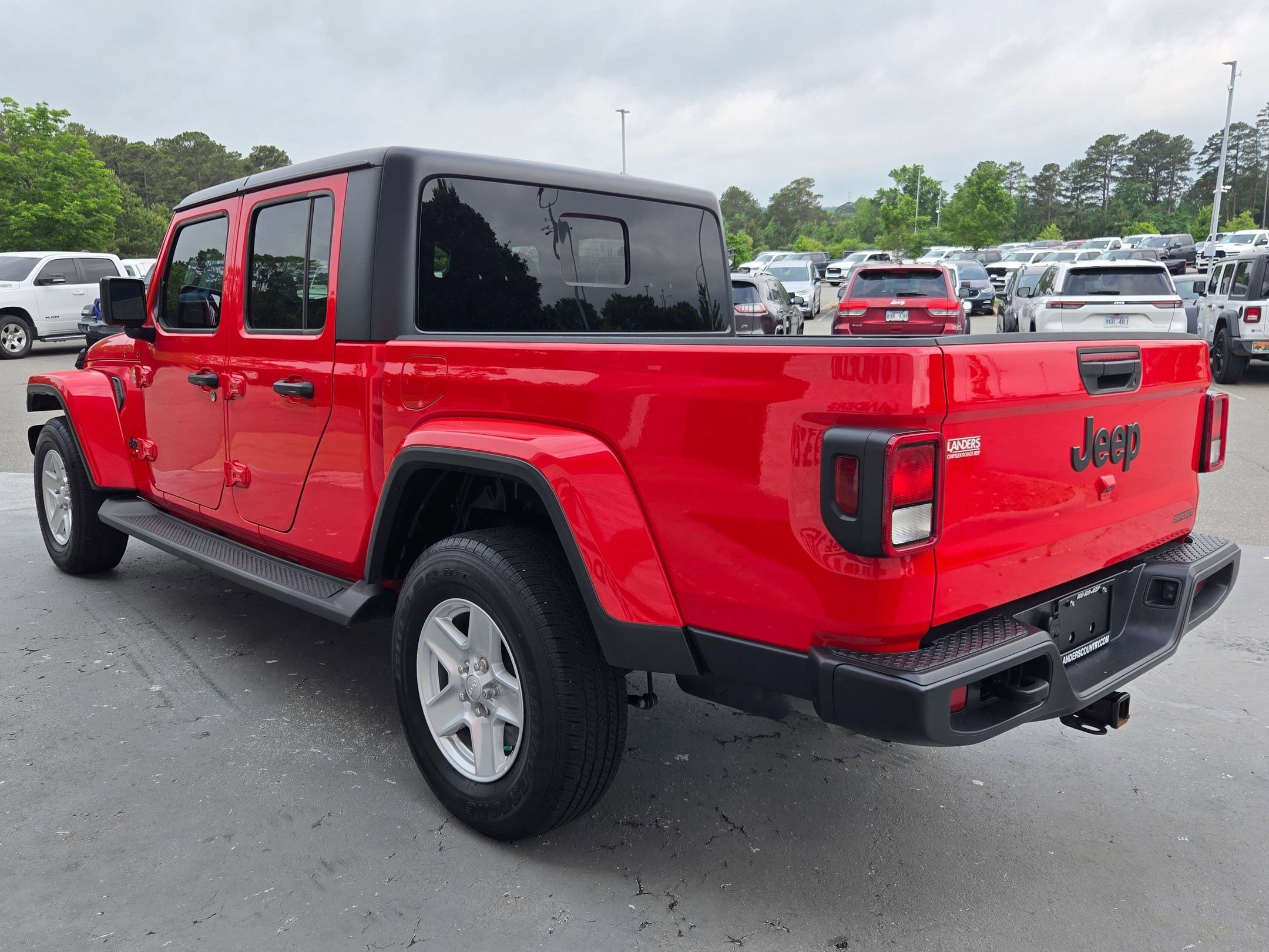 Used 2021 Firecracker Red Clearcoat Jeep Sport S image 5