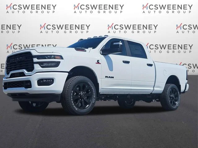 New 2026 Bright White Clear-Coat Exterior Paint RAM Big Horn image 1