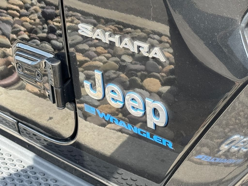 Used 2023 Black Jeep Sahara 4xe image 2