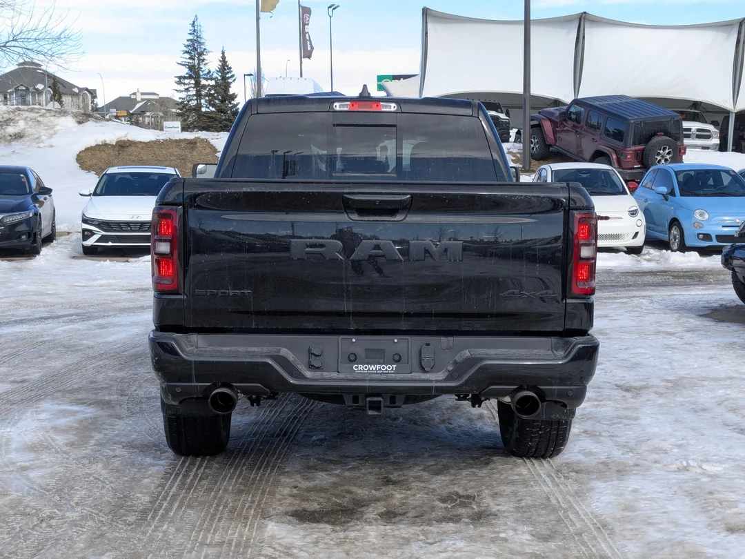 New 2026 Black RAM Sport - - Panoramic Sunroof - Sport Performance Hood - Hurricane Turbo - 3.92 Axle & More! image 7