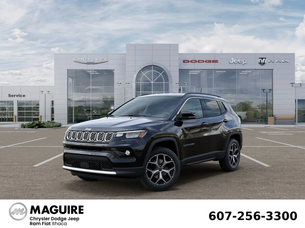 New 2026 Diamond Black Crystal Pearl-Coat Exterior Paint Jeep Limited image 1