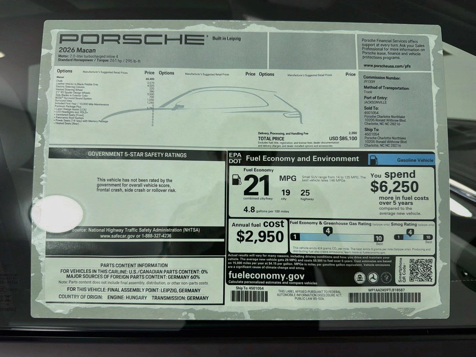 New 2026 Chalk Porsche  image 34