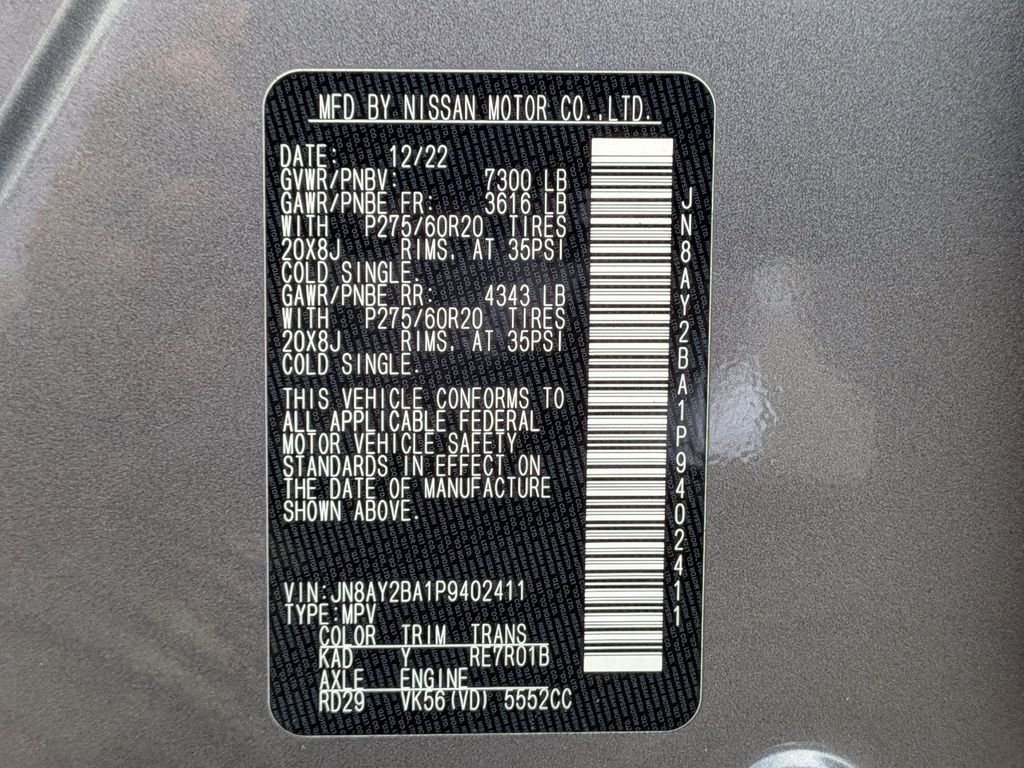 Used 2023 Gray Nissan SL image 31