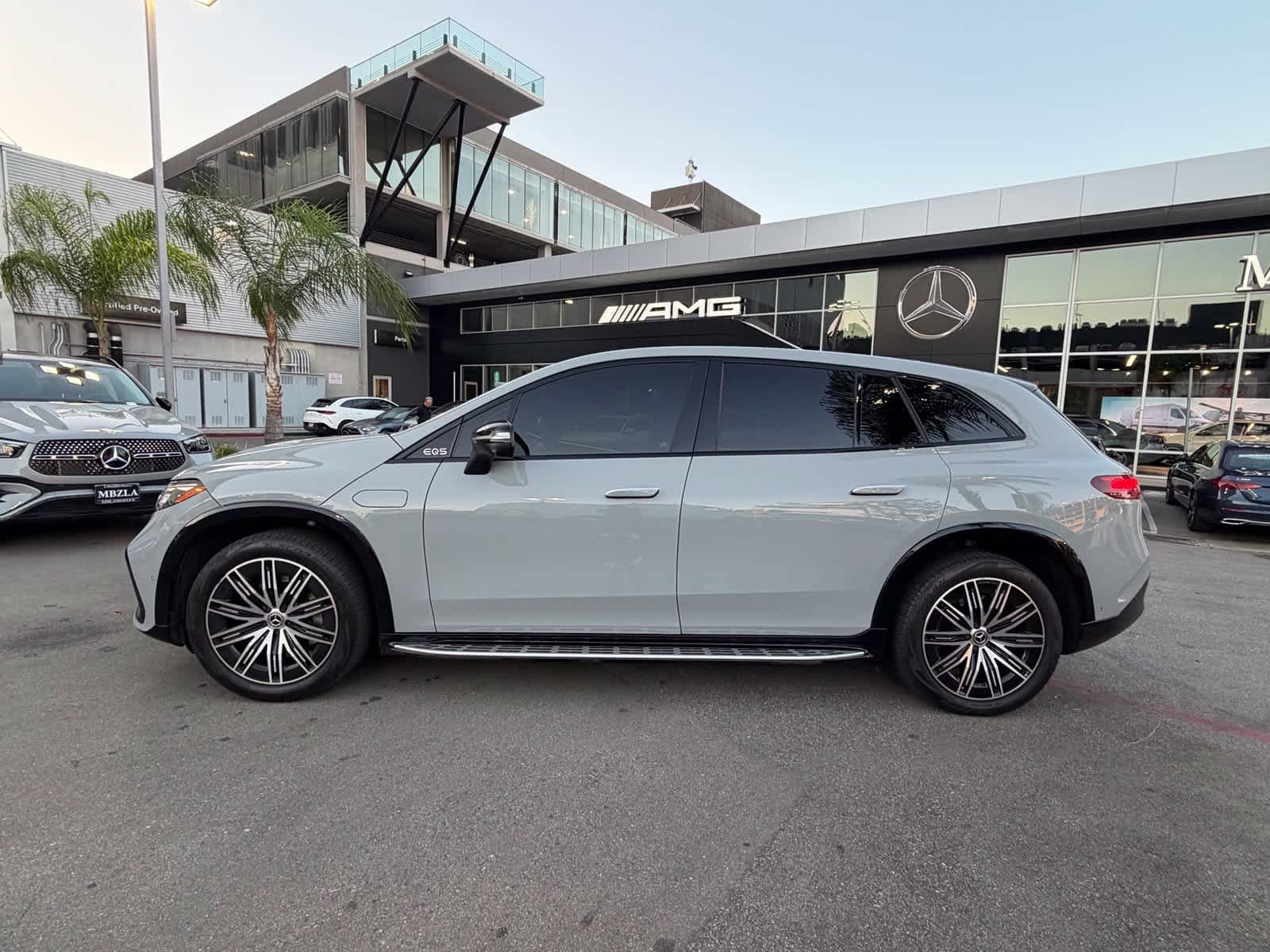 Certified Used 2023 MANUFAKTUR Alpine Grey Mercedes-Benz EQS 450 image 2