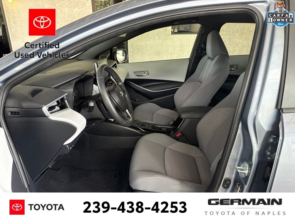 Certified Used 2020 Blue Toyota SE image 14