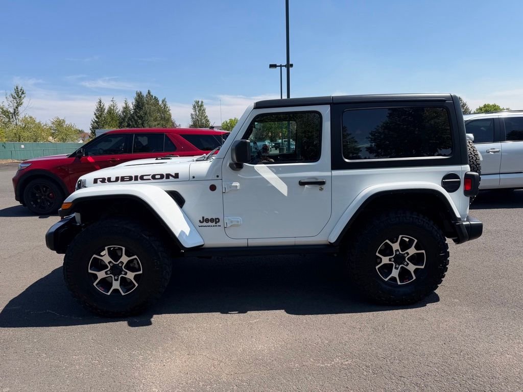 Used 2023 Bright White Clearcoat Jeep Rubicon image 5