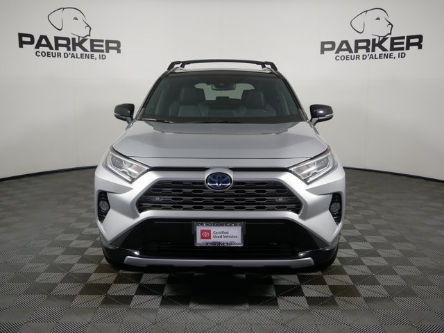 Certified Used 2021 Silver Sky Metallic/Midnight Black Metallic Toyota Hybrid XSE w/ Technology Pkg & Weather Pkg image 3