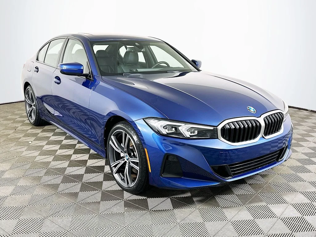 Certified Used 2023 Blue Metallic BMW 330i xDrive image 3