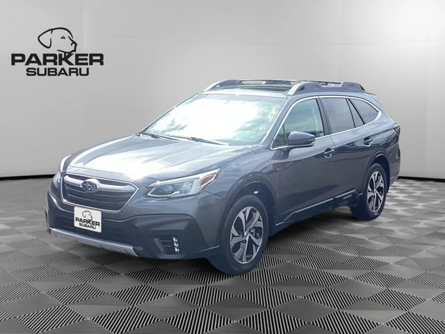 Used 2021 Magnetite Gray Metallic Subaru Limited image 1
