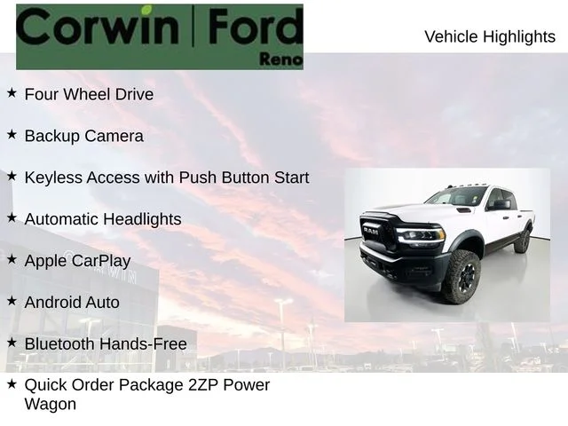 Certified Used 2020 Bright White Clearcoat Ram Power Wagon image 7