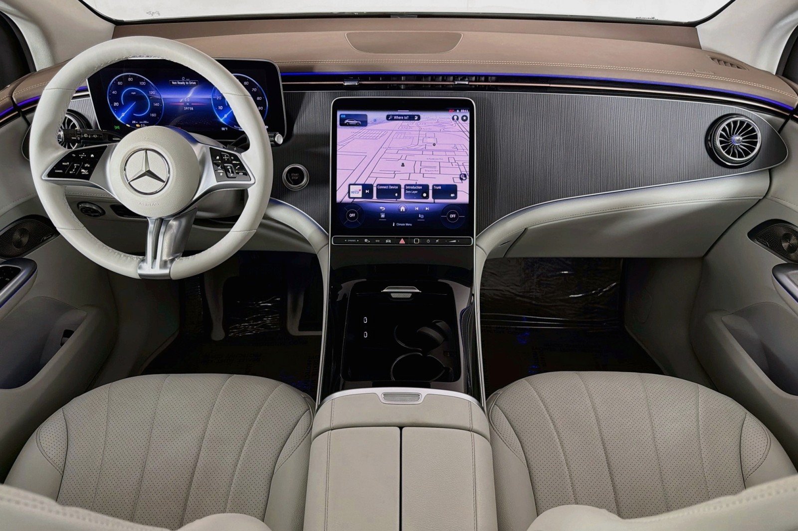 Certified Used 2023 MANUFAKTUR Diamond White Metallic Mercedes-Benz EQE 350 image 6