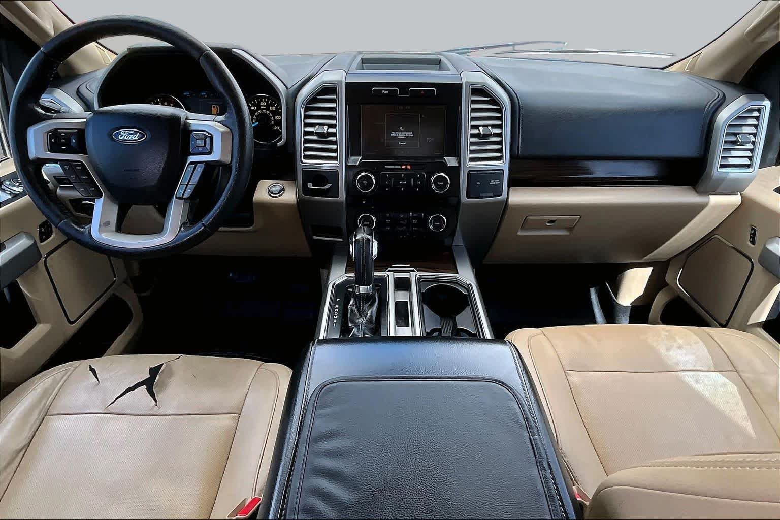 Used 2015 Blue Jeans Metallic/Caribou Metallic Ford Lariat image 15