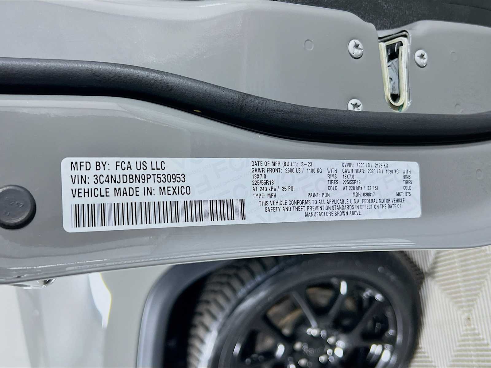 Used 2023 Sting-Gray Clearcoat Jeep Altitude image 20