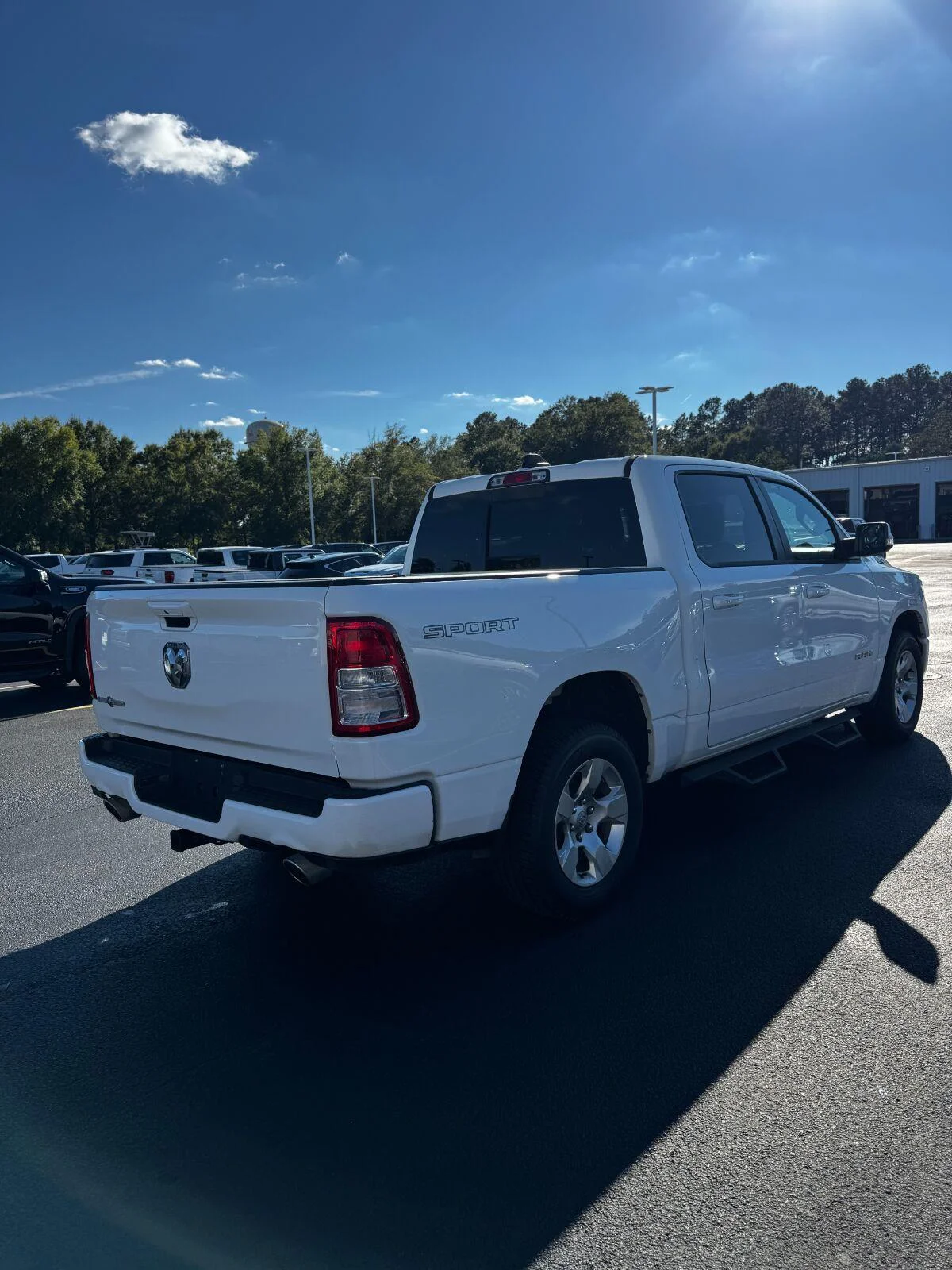 Used 2023 Bright White Clearcoat Ram Lone Star image 4