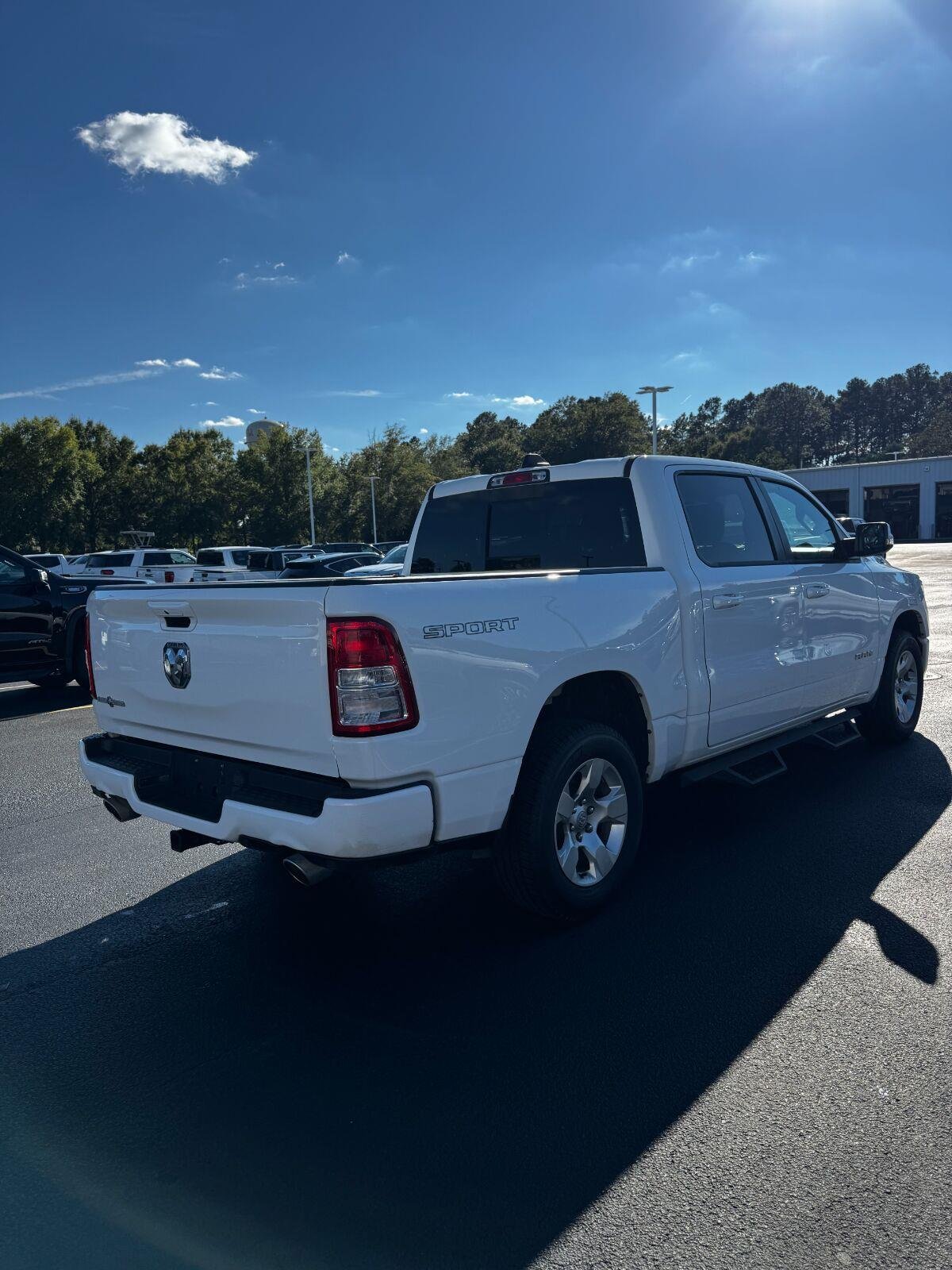 Used 2023 Bright White Clearcoat Ram Lone Star image 4