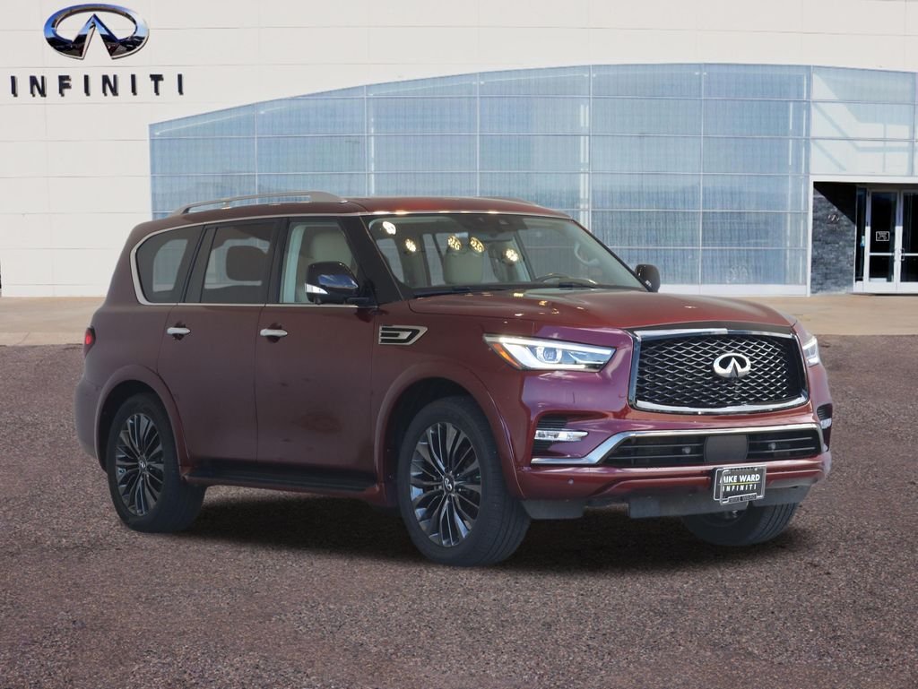 Certified Used 2021 Red INFINITI Premium Select image 57
