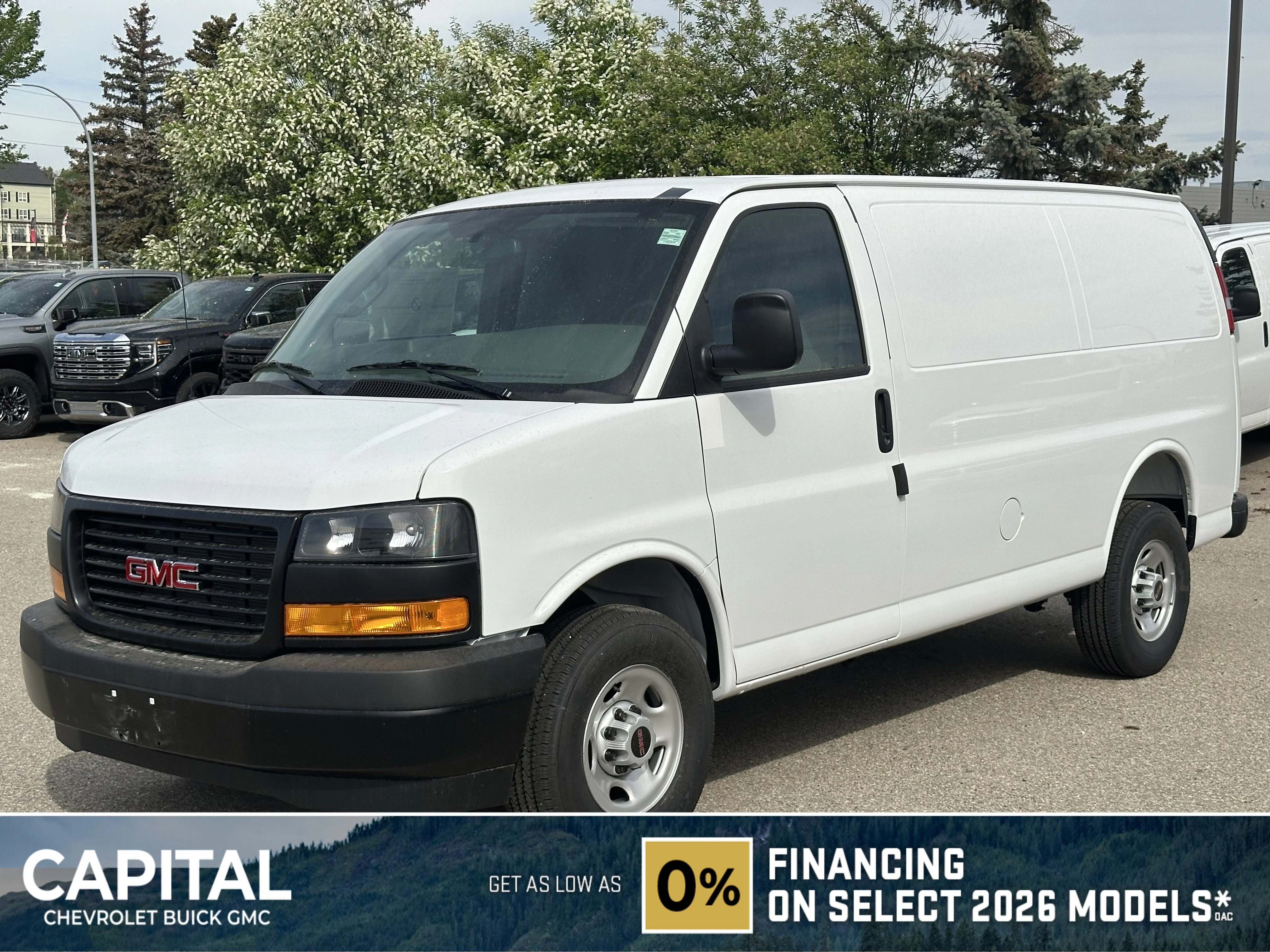 New 2026 Summit White GMC RWD 3500 135 image 1