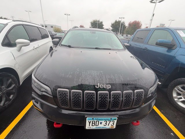 Certified 2019 Jeep Cherokee Trailhawk Elite with VIN 1C4PJMBX4KD328871 for sale in Shakopee, Minnesota