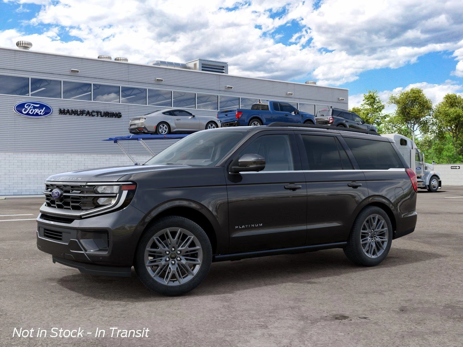 New 2027 Dark Matter Gray Metallic Ford Platinum image 2
