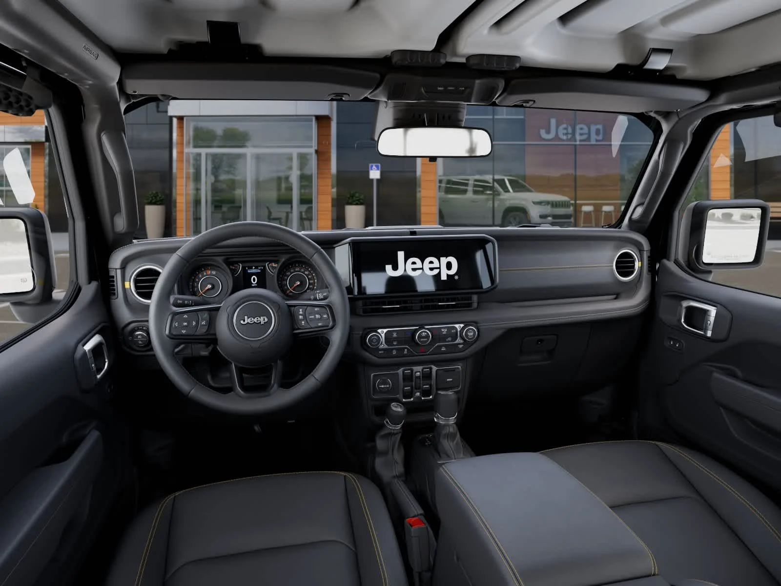 New 2026 Black Clearcoat Jeep Sahara image 14