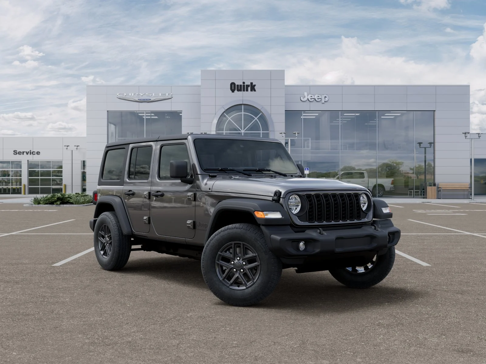 New 2026 Granite Crystal Metallic Clear-Coat Exterior Paint Jeep Sport S image 31
